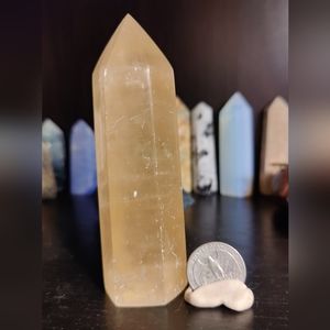 Honey Calcite Tower